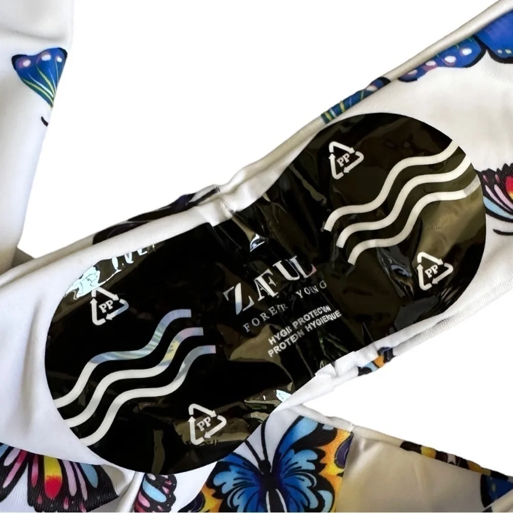 Zaful white butterfly